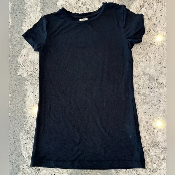 L’AGENCE Ressi Cap-Sleeve Tee in Black Size XS - Picture 5 of 7